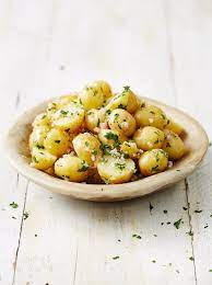 Easy New Potato Salad Recipe Jamie Oliver Potato Recipes Recipe New Potato Salads Potatoe Salad Recipe Potato Salad Recipe Jamie Oliver