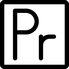 adobe premiere logo icon of line style available in svg png eps ai icon fonts adobe premiere logo icon of line style