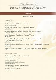 The Journal of Peace, Prosperity and Freedom: Summer 2012: Sabhlok, Sukrit,  Leithner, Chris, Hornshaw, Mark, McGrath, Luke, Lerner, Marc, Hoppe,  Hans-Hermann, O'Neill, Ben, Sabhlok, Sukrit, Share, Cade, Robson, Alex:  9781481000550: Amazon.com: Books
