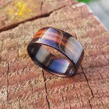 Macassar Ebony Wedding Ring Etsy Mens Wood Rings Etsy Wedding Rings Wood Wedding Ring