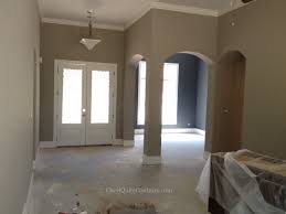 The problem wasn't so much the beige — it was the beige on beige on beige. Sherwin Williams Perfect Greige Color Strip Novocom Top