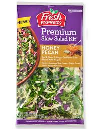 The panko should be broken down slightly but not finely ground. Honey Pecan Premium Slaw Salad Kit