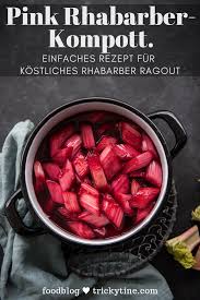 White Chocolate Cheesecake Ohne Boden Mit Mascarpone Und Pink Rhabarber Ragout Trickytine Rhabarber Kompott Lecker