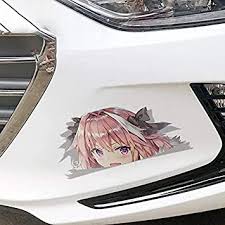 Films en vf ou vostfr et bien sûr en hd. Amazon Com Earlfamily 5 1 Anime Car Stickers For Astolfo Fate Grand Order Peeker Peek Anime Vinyl Jdm Car Styling Cartoon Decal 3d Shadow Automotive