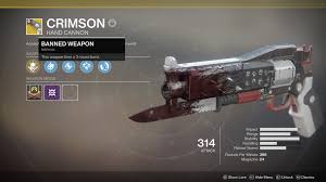 We are aware of an issue that prevents milestone rewards from unlocking when the milestone is achieved in doom eternal while the player is offline. Destiny 2 Crimson Exotic Hand Cannon Shacknews