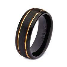 60 Unbelievable Ceramic Wedding Bands For Him Her Pouted Com Ceramic Wedding Bands Custom Wedding Rings Wedding Ring Bands