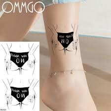 Autocollant De Faux Tatouage Temporaire Pour Hommes Et Femmes Culotte Sexy Pour Les Doigts Pour Adultes Pour Le Dos Et Les Epaules Art Corporel Diy Bricolage Etanche Aliexpress