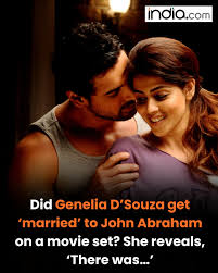 indiacom | Actors Genelia D'Souza and John Abraham were seen together in  the 2011 film Force. Their on-screen chemistry stole hearts, making a  lasting... | Instagram