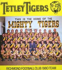 Richmond 1980 Premiership Team Richmond Afl Richmond Football Club Richmond