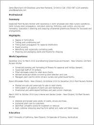 Daycare assistant cover letter tire driveeasy co cover. Plant Nursery Worker Resume Template Myperfectresume