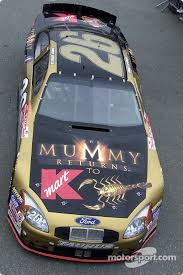 Jimmy Spencer S The Mummy Returns To Kmart Ford Nascar Race Cars Nascar Racing Vintage Race Car