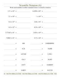 Multiplying Scientific Notation Worksheet The Scientific Notation Old Math Works In 2020 Scientific Notation Worksheet Scientific Notation Scientific Notation Practice