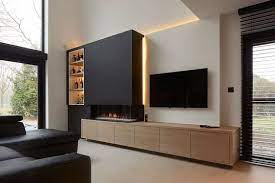 Idee Per Arredare Un Soggiorno Moderno Fillyourhomewithlove Home Fireplace Living Room Decor Fireplace Fireplace Design