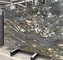Brazil Grey Quartzite Ocean Fantasy Slabs Pattern