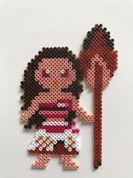 Vaiana Moana Perles Hama Perler Bead Art Perler Beads Designs Pony Bead Patterns