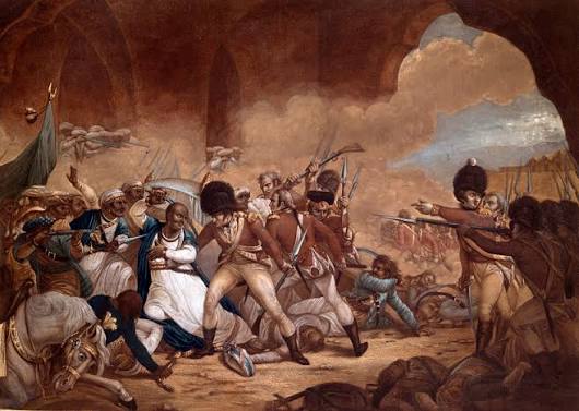 The last effort and fall of Tippo Sultaun, 1799 | Online Collection | National Army Museum, London