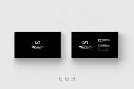 Black And White Business Card Template Minimal Black White Business Card Design In 2020 White Business Card Design Business Card Design White Business Card