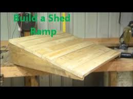 Stop Struggling To Get Your Mower Or Other Heavy Equipment Back Into The Shed Here S How To Build A Shed Ramp So You C Shed Ramp Building A Shed Shed Storage