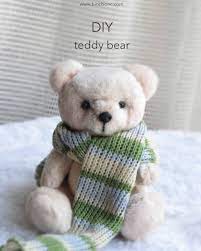 15 Cute Homemade Teddy Bears Tutorials Included Diy Teddy Bear Teddy Bear Patterns Free Teddy Bear Pattern