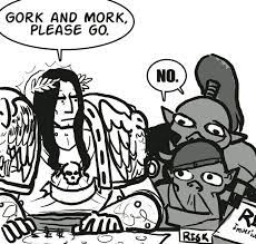 Gork And Mork Give Me Fight 9gag #heresy #god emperor of mankind #gork and mork #mork and gork #wh 40k #40k #warhammer 40k #40k memes #warhammer 40000. gork and mork give me fight 9gag