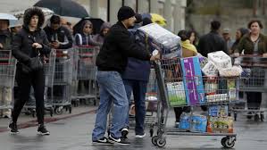 Grocery Stores Start To Cut Hours As Coronavirus Prompts Surge In Panic-Buying : NPR