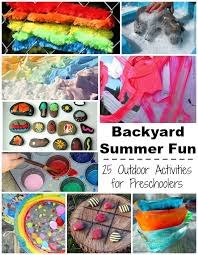 25 Backyard Activities For Summer Camp At Home Outdoor Activities For Kids Summer Preschool Activities Summer Activities For Kids