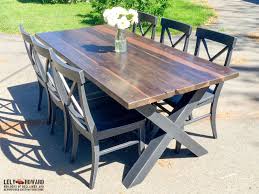 This Custom Dining Table Was Built Using Reclaimed Douglas Fir Treated With An All Nat Wooden Kitchen Table Custom Dining Tables Industrial Style Dining Table