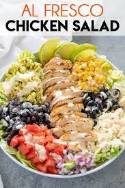 Al Fresco Salad Recipe The Salty Marshmallow Recipe Delicious Salads Healthy Recipes Salad Recipes
