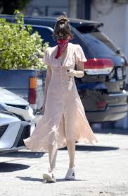 I'm so in live with this cutie pie. Dakota Johnson Wearing Bandana Mask Out In Los Angeles 06 11 2020 Hawtcelebs