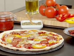 Pizza Poivrons Et Chorizo Recette Avec Images Pizza Poivron Recettes De Cuisine Recette