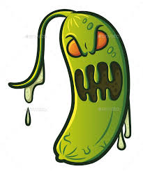 Pickle Monster Graphic Design Art Monster Drawing Vector Monster