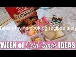Easy Cold Lunch Ideas For On The Go Cold Lunches Easy Cooking Recipes Cooking Recipes