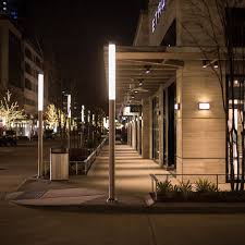 Forms Surfaces On Instagram Light Column Pedestrian Lighting And Bollards Paired With Universal Receptacles Bring Year Round Appeal To This Outdoor Shopping C