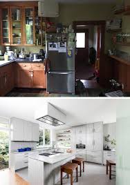 Your makeover of the family room is a wonderful example of incorporating new color and texture in a room without causing the existing furniture to appear dated. Before After A Brighter And Larger Kitchen For A Renovated Seattle Home
