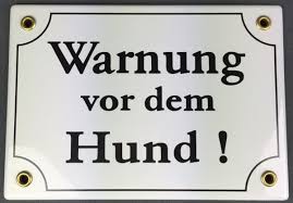 Dann heißt es, die erziehungsmethoden zu überdenken. Hinweis Schild Warnung Vor Dem Hund Weiss Grundstuck Gebaude Emaille Schilder Schilder Buddel Bini Inh Eda Binikowski E K