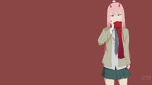 On most popular video calling apps. Zero Two Minimalist Hd Wallpaper Peakpx