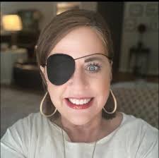Today is eye patch day. It's an actual thing. I had to wear an eye patch  for almost 8 weeks from the time my right eye was removed due to cancer  until