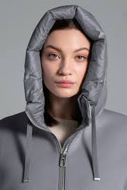 Duno Mayu Mantella Ampia In Lana Silver