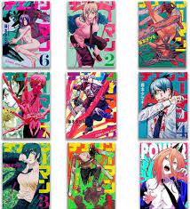 Amazon.com: 9 Pcs Chainsaw Man Poster Chapter Cover Wall Japan Anime Poster  Artwork Painting Wall Art Print for Home Decor Living Room Bedroom Fans  Gift? (Anime,8x10inchx9pcs Unframed): Posters & Prints