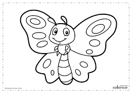 Dibujo Para Colorear Mariposa