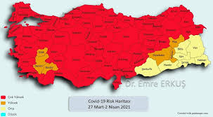 Epistem türkiye'de aktif olarak görev alan. Koronavirus Yeni Risk Haritasi Aciklandi Turkiye Kipkirmizi Oldu Sanliurfa Ne Durumda Cnn Urfa Haber
