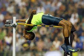 2 days ago · also advancing in high jump was world champion mutaz essa barshim, who wowed his home crowd two years ago when he won the world title in doha. Mutaz Barshim Startet Hochsprung Europa Tour Mit 2 4 Meter