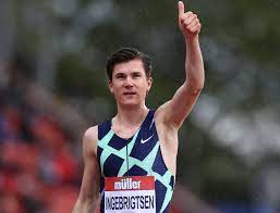 Han slo den europeiske rekorden med over et sekund. Jakob Ingebrigtsen Facebook