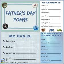 Funny fathers day poem #2. Father S Day Poem Printable Castle View Academy