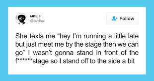 To be fair, men in this case can mean men i've never met but see a lot on tinder, men i did meet on tinder and men i talked to on tinder but never went out with. Guy Shares A Viral Story Of A Tinder Date Going Bad As The Same Woman Tricked Dozens Of Men Bored Panda