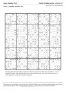 Versuche dann, gemäß den regeln herauszufinden, ob du ermitteln kannst, wo sie außerhalb dieses bereichs noch auftauchen muss. 25x25 Sudoku Drucken Sehr Schwer