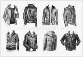 Clothing Study Jackets 4 By Spectrum Vii Jackets Hoods Leather Open Closed References Male Jacket Drawing Drawing Clothes Fabric Drawing
