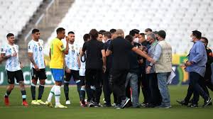Brazil and argentina's world cup qualifier is abandoned after brazilian health officials walked onto the pitch minutes after kick off to . Ofvgmfwl Afpym
