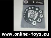 Wappen — wappen, bleibende (erbliche), nach bestimmten heraldischen regeln festgestellte merkzeichen (meist in schildform) für ganze familien (geschlechts w.; Fussball Wappen Fussball Europa Champions League Paok Greece Fanshop Wimpel Griechenland Nzara