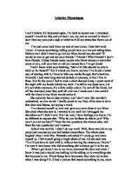 Interior Monologue Gcse English Marked By Teachers Com